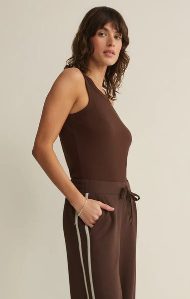 Select Airy Tank: Chocolate Cherry