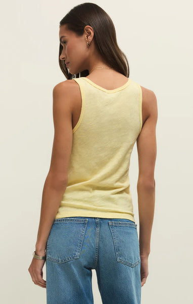 Slub Scoop Tank: Sunnyside