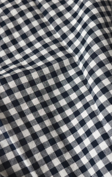 Seaport Gingham Shirt: Eclipse