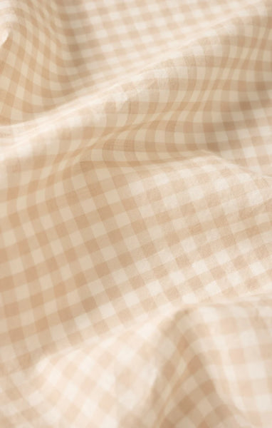 Seaport Gingham Shirt: Parchment