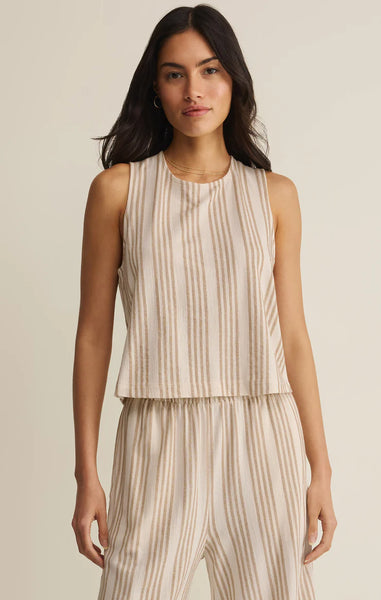 Sloane Knit Top: Cloud