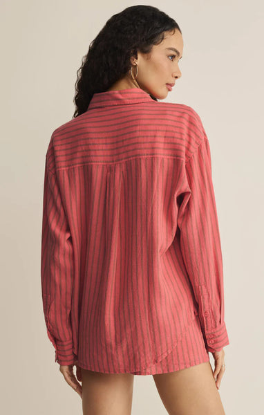 Gelato Perfect Striped Button Up
