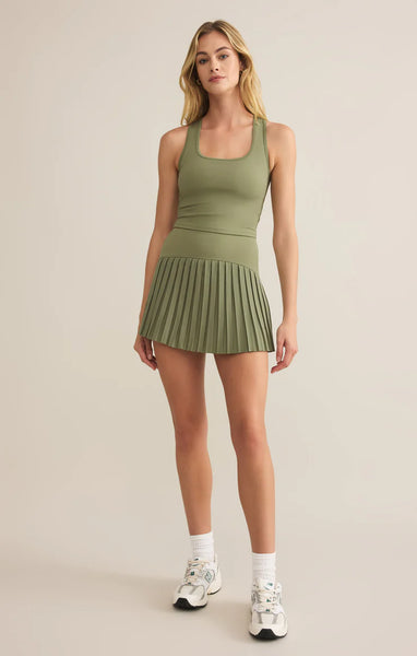 Courtside Top: Courtside Green