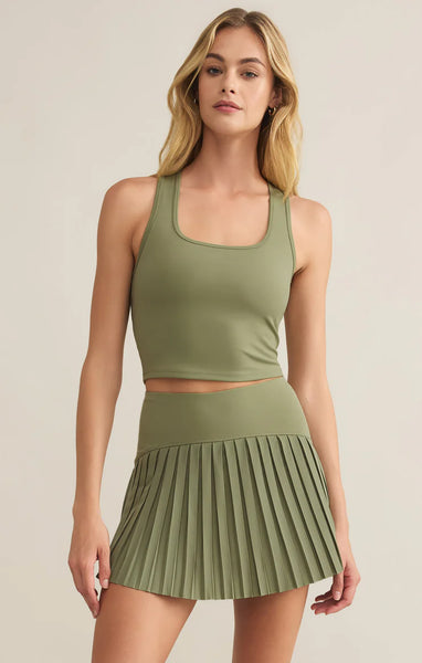 Courtside Top: Courtside Green