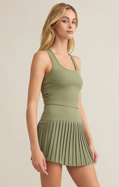 Courtside Top: Courtside Green