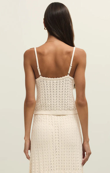 Lexa Sweater Tank: Cloud