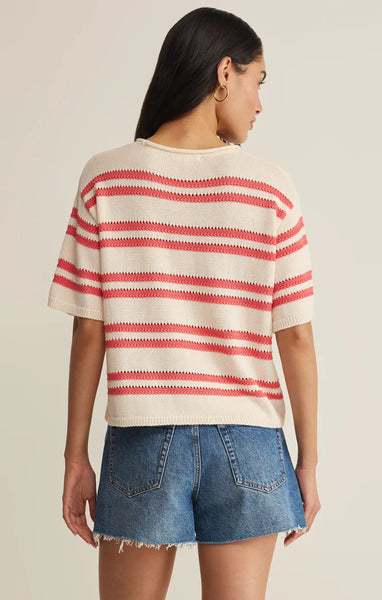 Prado Stripe Sweater Tee: Gelato