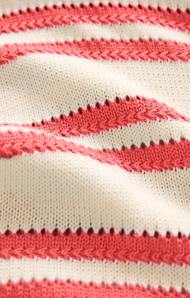 Prado Stripe Sweater Tee: Gelato