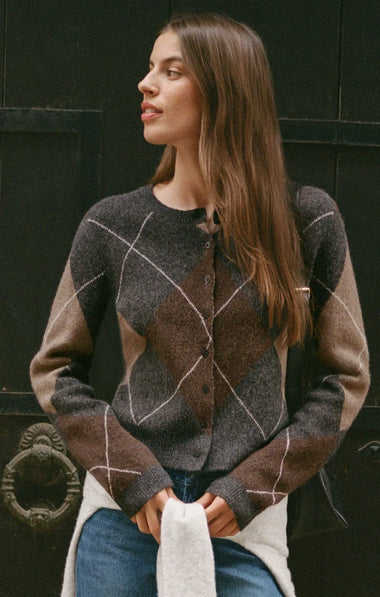 Medina Argyle Cardigan