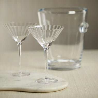 Madeleine Optic Martini Glass