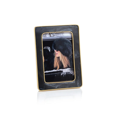 Marbled Black 4x6 Frame
