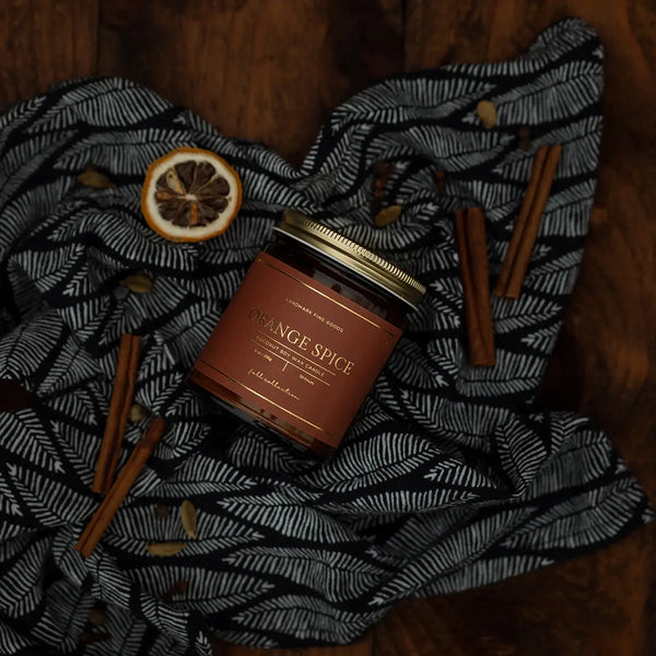 Orange Spice Candle: Luxe Label