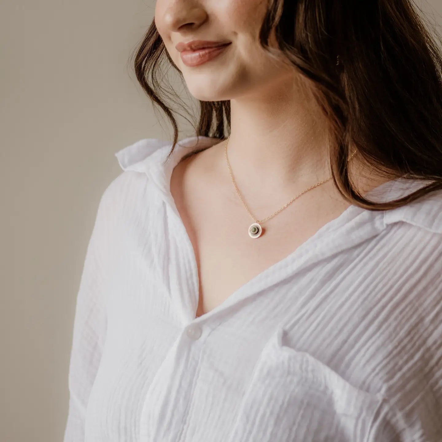 Madison Necklace - Blue Windows