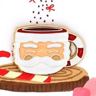 Santa Cup Pin