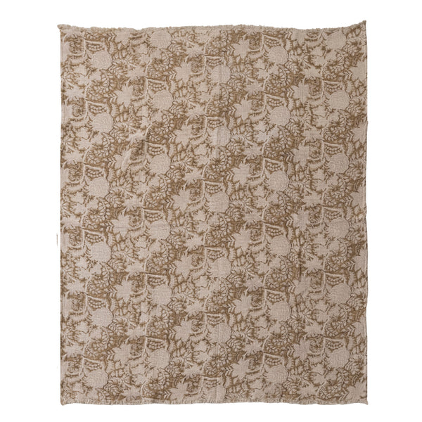 Block Printed Throw