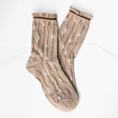 Wavy Daisy Socks