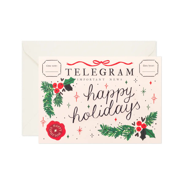 Happy Holidays Telegram