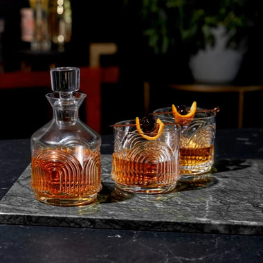 Beau Stacking Decanter and Tumbler Set
