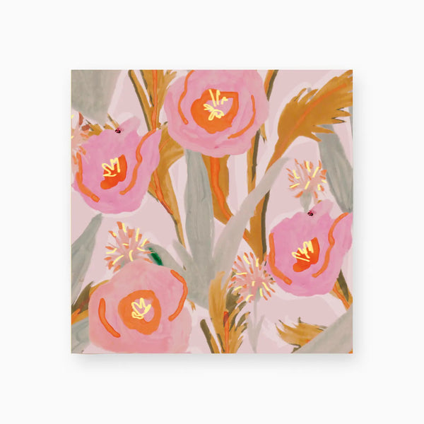 Painted Pink Floral Matches