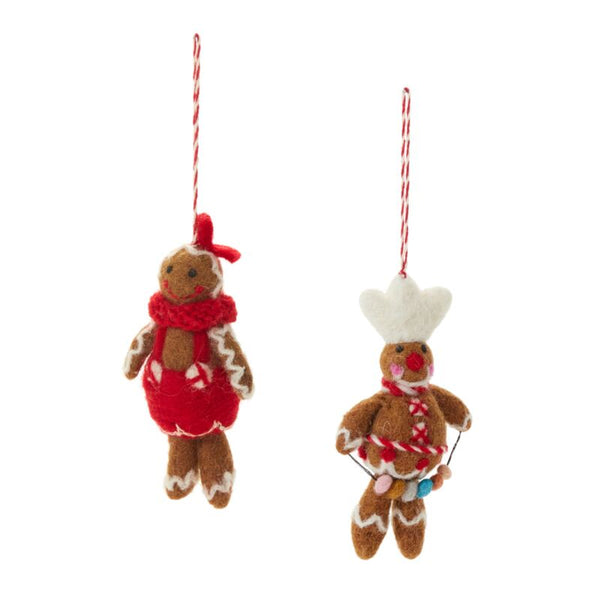 Gingerbread Baker Ornaments