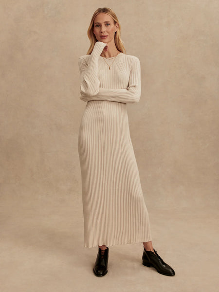 Axel Rib Knit Midi Dress