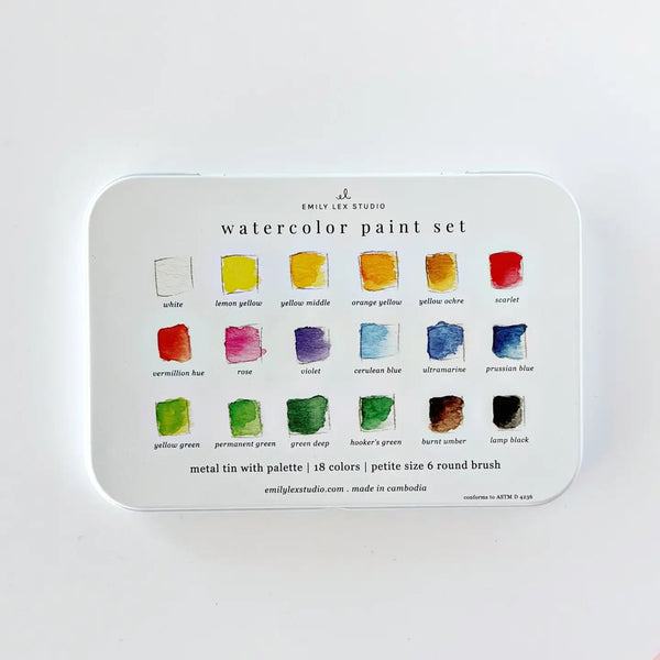 Watercolor Paint Set