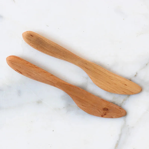 Fruitwood Butter Spreader Set