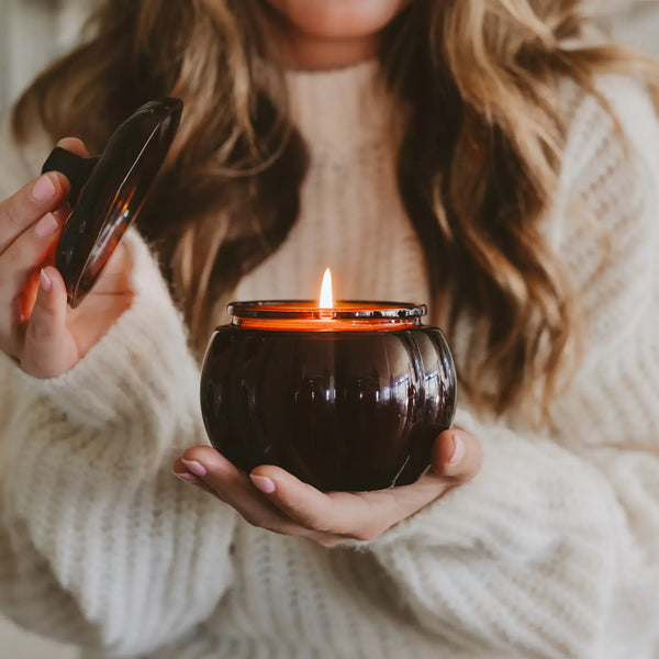 Hello Fall Pumpkin Jar Candle