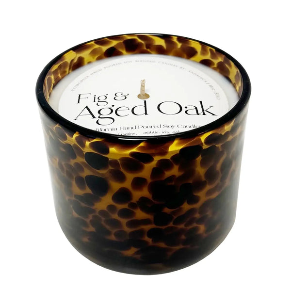 Fig + Aged Oak Tortoise Candle