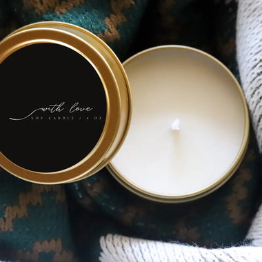 With Love Travel Candle