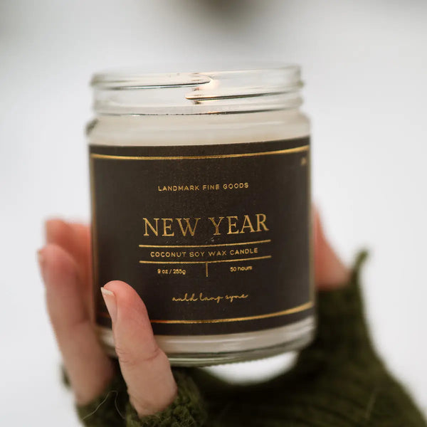 New Year Candle