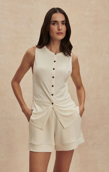 Latia Button Tank