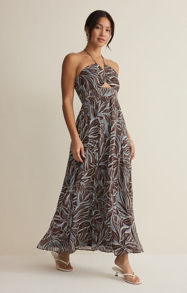 Lanie Zinn Floral Maxi Dress