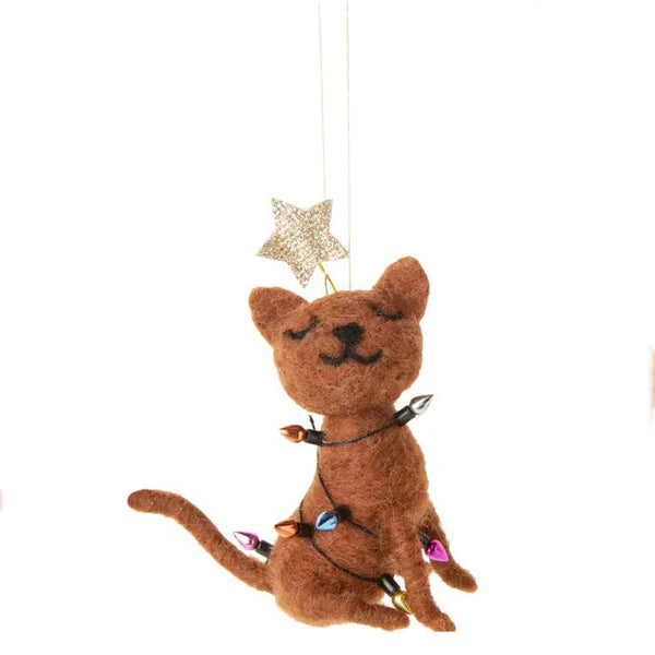 Felt Cat Ornaments