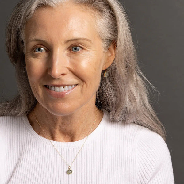 Prehinite Oval Necklace