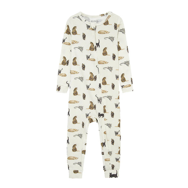 Kitty Cat Zipper Pajama