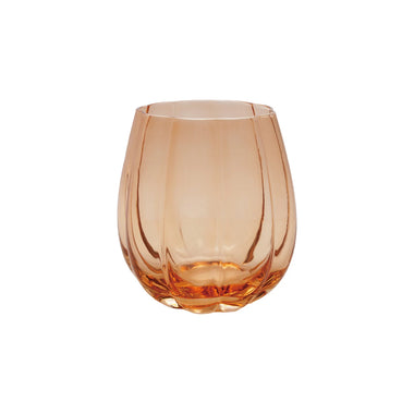 Stemless Fluted Wine Glass