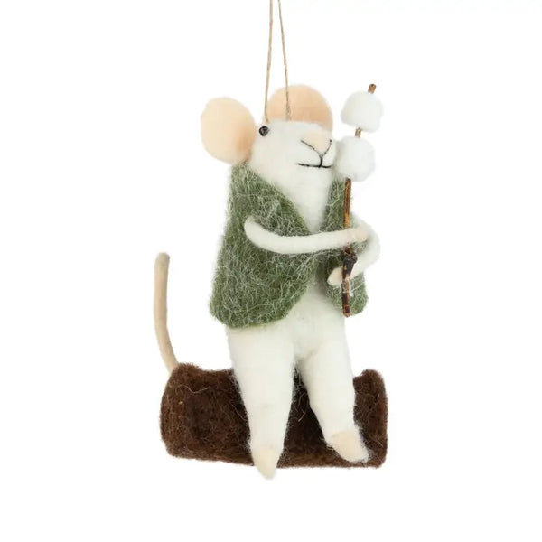 Felt Mouse Ornaments