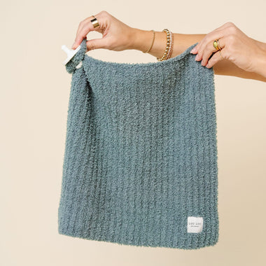 Ocean Blue Chenille Mini Lovey