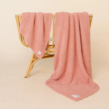 Rose Chenille Small Blanket