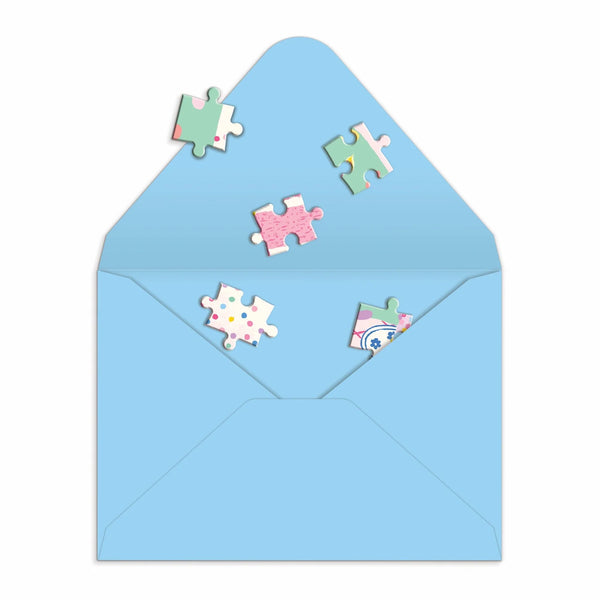 Confetti Birthday Cake Puzzle Card