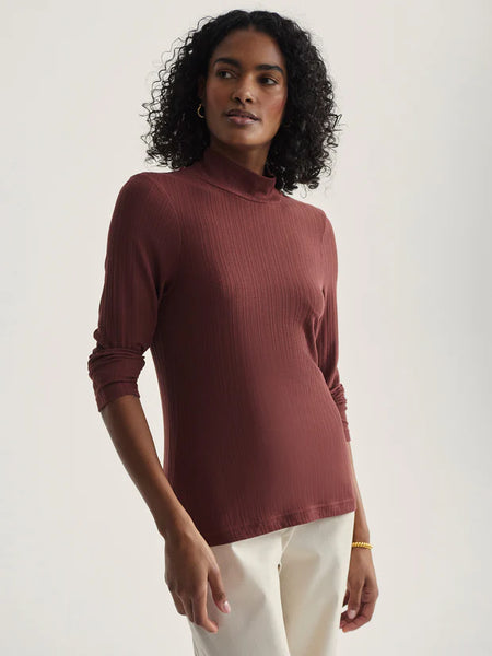 Astrid Long Sleeve Mock Neck