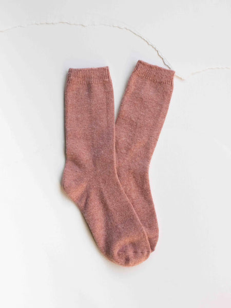Wool Cashmere Blend Socks