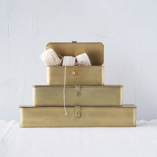 Decorative Brass Boxes