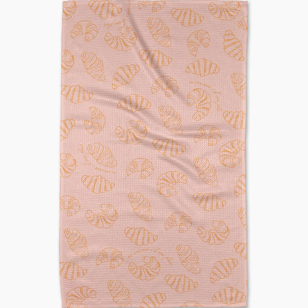 Croissant Crush Tea Towel