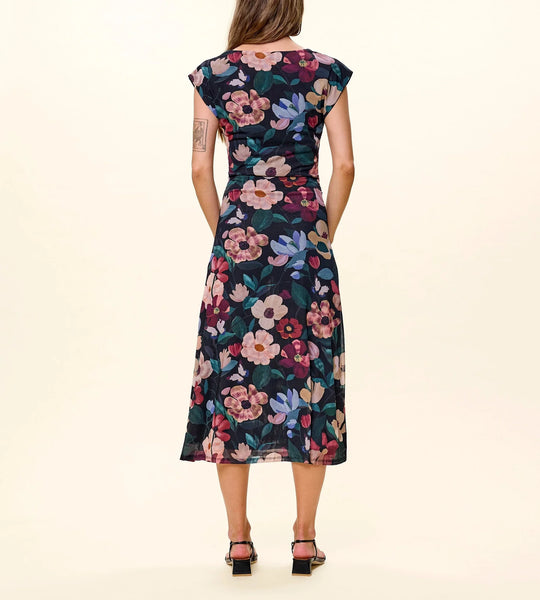 Deidre Midi Dress: Andalusia Print