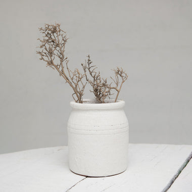 White Volcano Glaze Crock