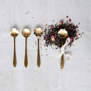 Stainless Steel Flower Spoons