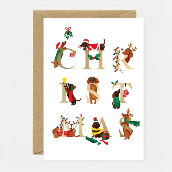 Christmas Dachshunds