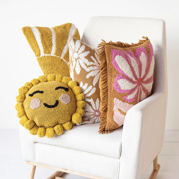 Tufted Sun Pillow